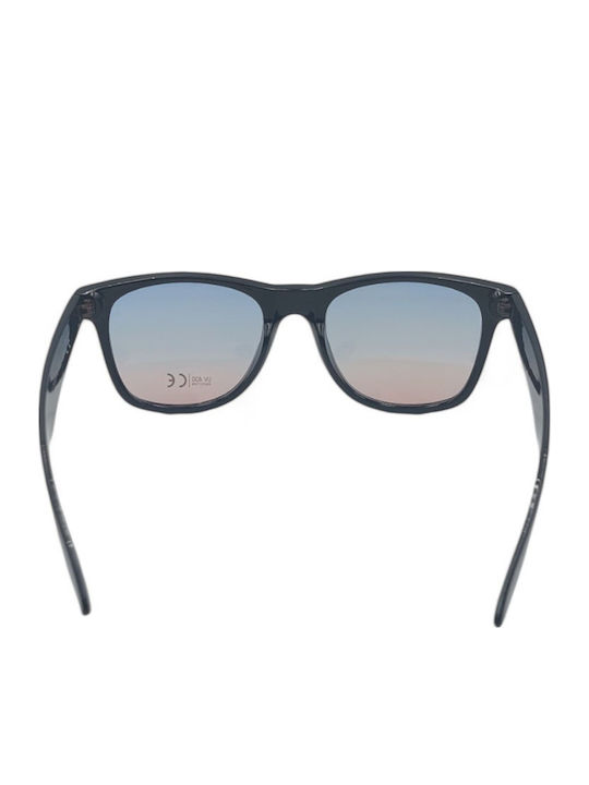 Dasoon Vision Unisex Sunglasses with Black Frame and Blue Lens 2478018