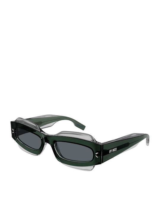 Alexander McQueen Γυαλιά Ηλίου Πράσινα με Κοκκάλινο Σκελετό Alexander McQueen Γυαλιά Ηλίου Πράσινα με Κοκκάλινο Σκελετό