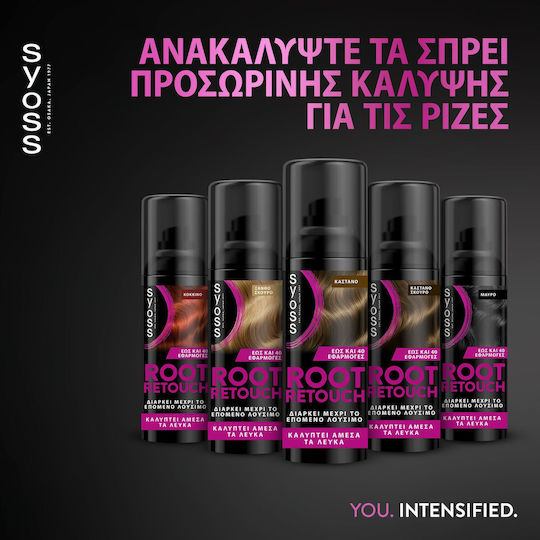 Syoss Root Retouch Боя за Коса Кестеняв 120ml