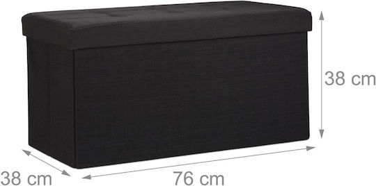 Relaxdays Cutie de Depozitare din Plastic cu Capac 85lt Relaxdays Cutie de Depozitare din Plastic cu Capac 85lt