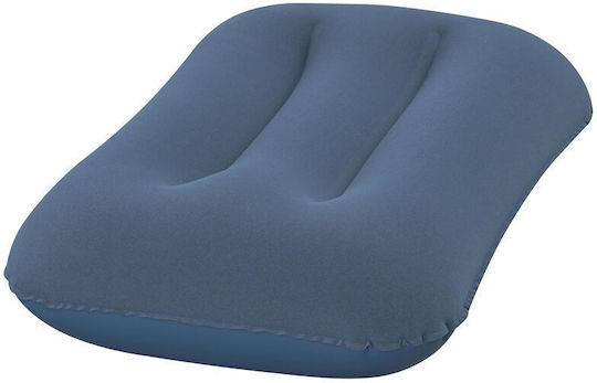 Inflatable Pillow Bestway Flocked Air Camp Pillow 42x26x10cm Blue Blue Bes-67121-bβ_1