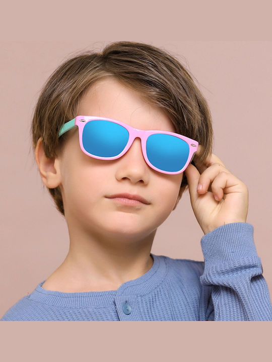 Techsuit 3-8 Years Kids Sunglasses Polarized Orange KF2327093