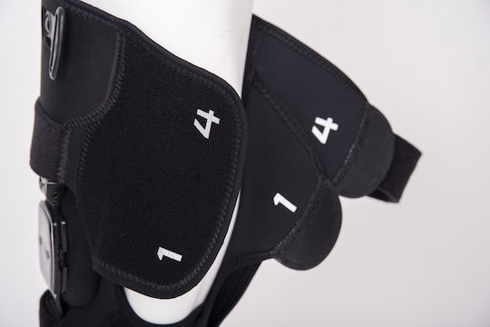 Medical Brace MB.4080 Easy Wrap Patellofemoral Splint Left Side Black
