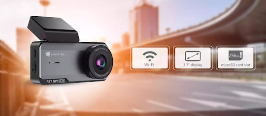 Navitel Κάμερα DVR Αυτοκινήτου 1440P Wi-Fi, GPS