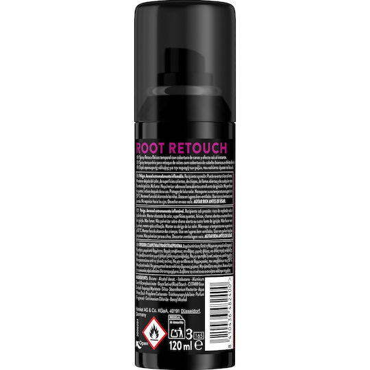 Syoss Root Retouch Βαφή Μαλλιών Μαυρο 120ml