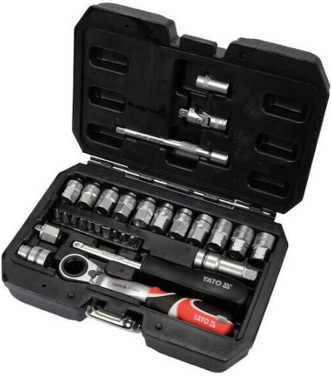 Yato Set Ratchet 1\4" 29pcs