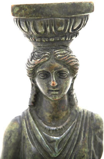 Bronzene Karyatide-Statue
