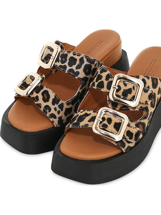 Platforme Dama Leopard Pony