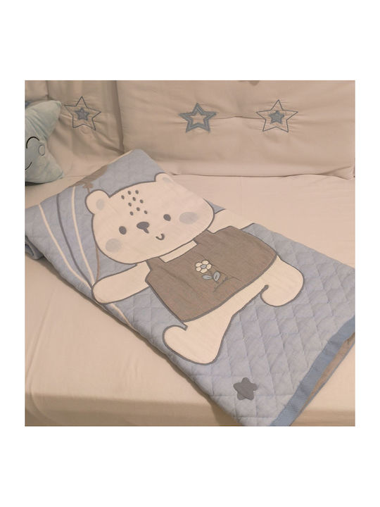 Double Sided Cotton Baby Quilt 100x120cm Ciell
