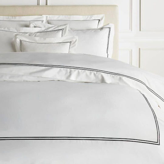 Single Sheet Luxury Silver Embroidery Hotel
