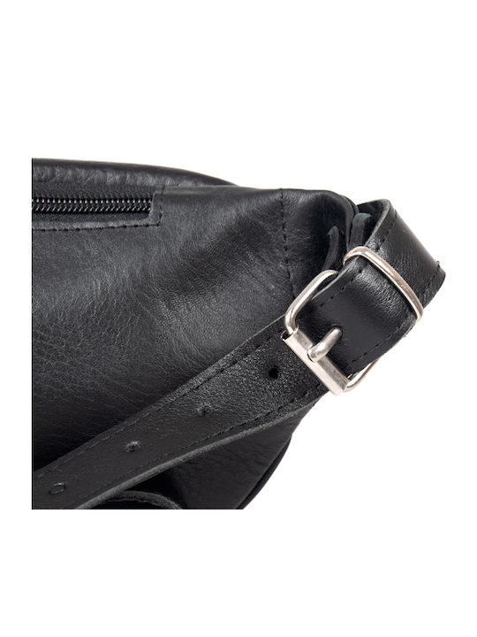 Leather Waist Bag Black