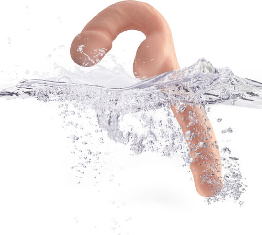 Διπλό Dildo-wearable Strap On 18,5 Cm Clear