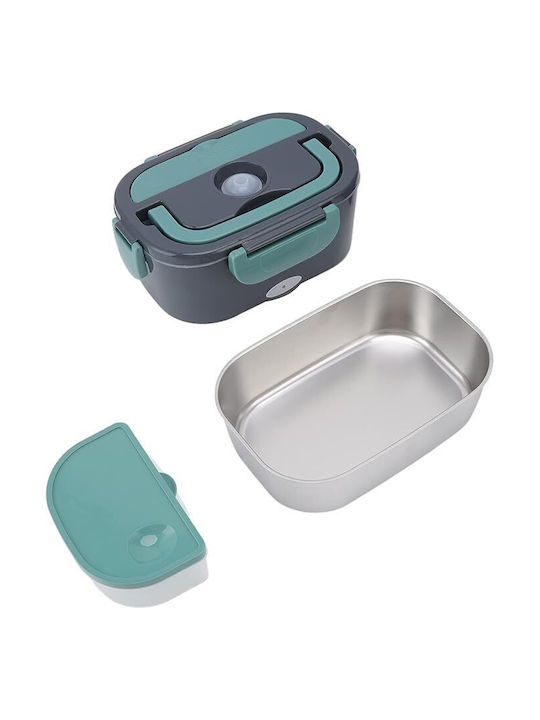 Inox Electric Lunch Box Green 23x16.5cm
