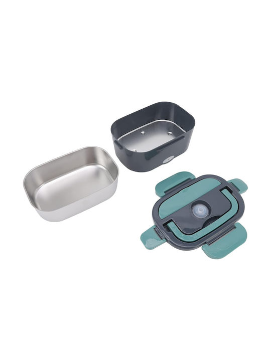 Inox Electric Lunch Box Green 23x16.5cm