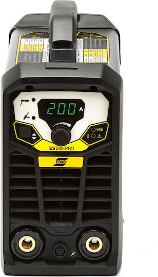 Esab Rogue ES 201iP Pro Електрожен ММА / TIG с Максимален Ток на Заваряване 200Спецификация и Работен Цикъл 25%