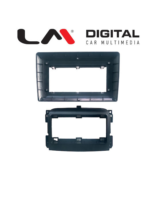 LM Digital Sistem Audio Auto pentru Fiat 500L 2012> (Bluetooth/USB/WiFi/GPS/Apple-Carplay/Android-Auto) cu Ecran Tactil 9"