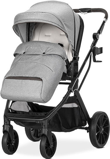 Lorelli Glory Adjustable 2 in 1 Baby Stroller Suitable for Newborn Gray 22kg
