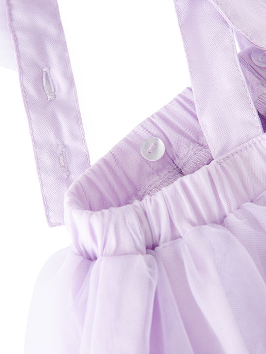 Kids' Tulle Overall Skirt Purple