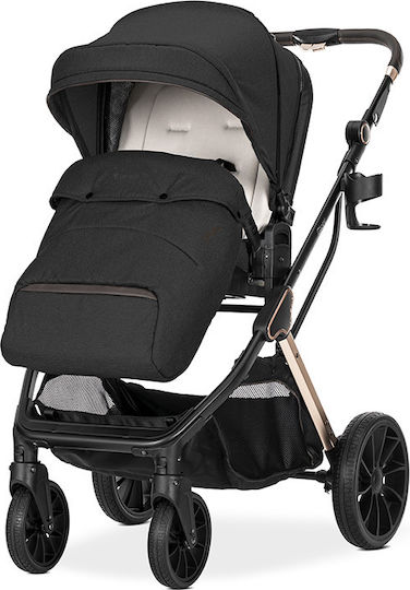 Lorelli Glory Adjustable 2 in 1 Baby Stroller Suitable from 6+ Months Black 22kg