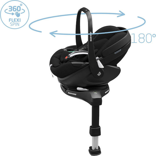 Maxi-Cosi Pebble 360 Pro2 Детско Столче за Кола i-Размер с Isofix Основно черно