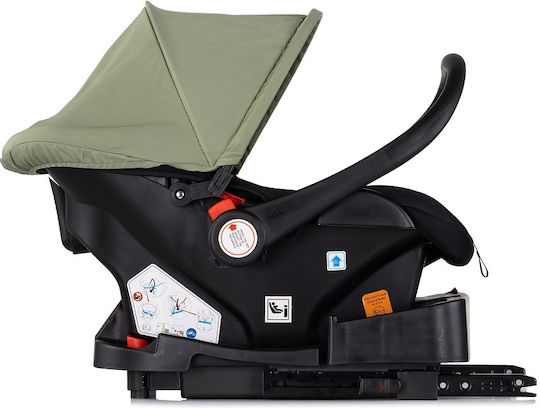 Chipolino Baby Car Seat with Isofix Vista Basil 0-13 kg
