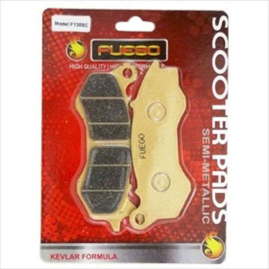 Fuego Racing Motorcycle Brake Pads for Triumph Daytona
