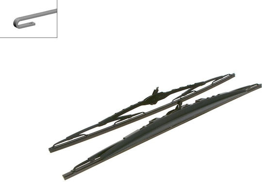 Bosch TWIN SPOILER Front Car Wiper Set 600mm/575mm for Volkswagen Amarok / Transporter