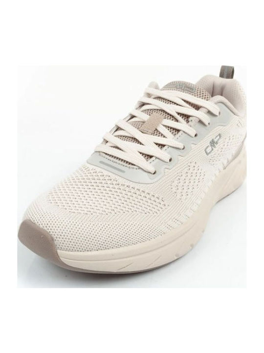 Nhekkar Damen Sneakers Beige