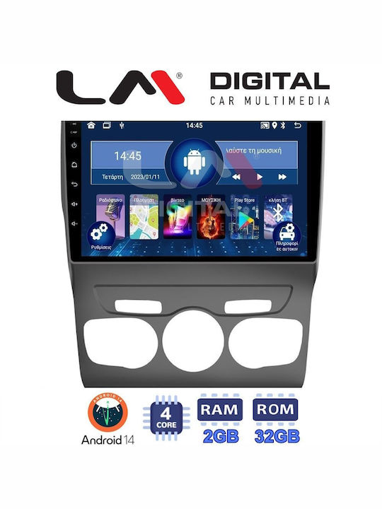 LM Digital Car Audio System for Citroen C4 / DS4 / Ds4 2011-2018 with Clima (Bluetooth/USB/WiFi/GPS/Apple-Carplay/Android-Auto) with Touch Screen 10.1"