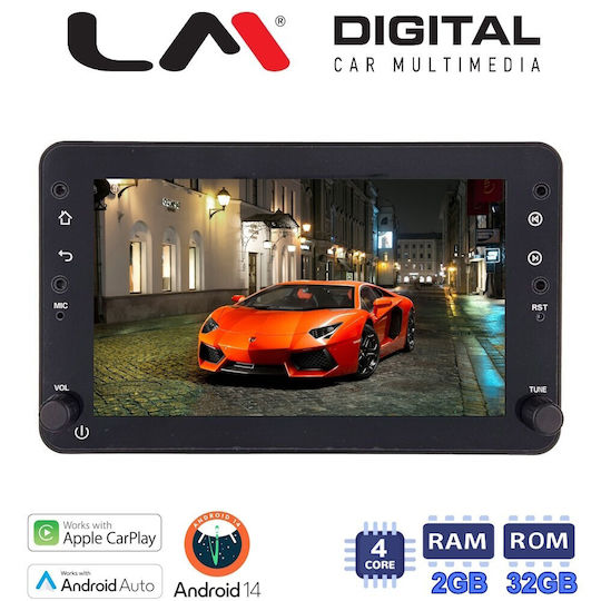 LM Digital Car Audio System for Alfa Romeo Brera 2004>2012 (Bluetooth/USB/WiFi/GPS/Apple-Carplay/Android-Auto)