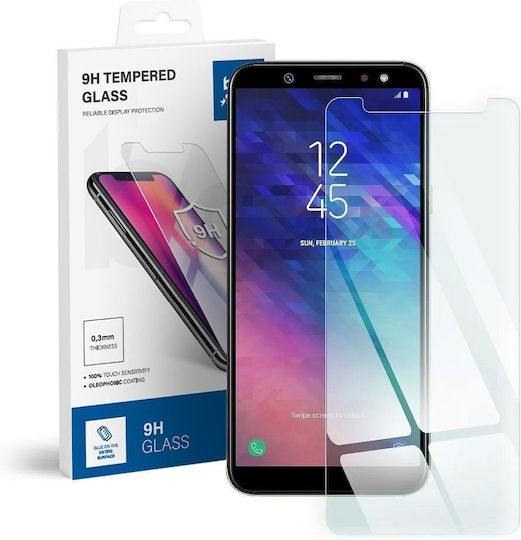 Blue Star 9H Gehärtetes Glas (Galaxy A6 2018)