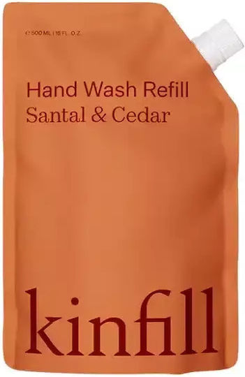 Kinfill Refill Gel De Duș Cu Unt De Shea Și Miros Lemnos 500ml
