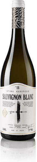 Κτήμα Καριπίδη Βιολογικό Κρασί Chardonnay Λευκό Ξηρό 750ml