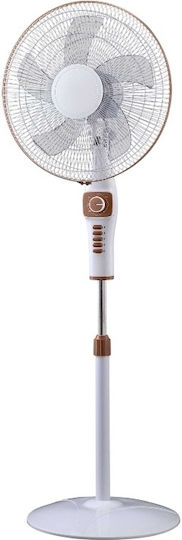 Ventilator Pe Piedestal 60W Diametru Ventilator 40.64cm Alb