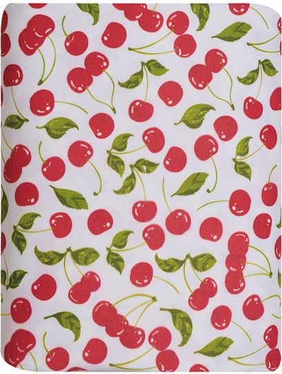 Kentia Tablecloth Cotton Set Trinity Red 140x180cm