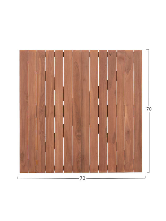 HomeMarkt Επιφάνεια Τραπεζιού από Μασίφ Ξύλο 70x70x4cm HM18136 HomeMarkt Επιφάνεια Τραπεζιού από Μασίφ Ξύλο 70x70x4cm HM18136