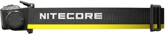 NiteCore Rechargeable Headlamp LED with Maximum Brightness 3000lm Hc75 Uhe White