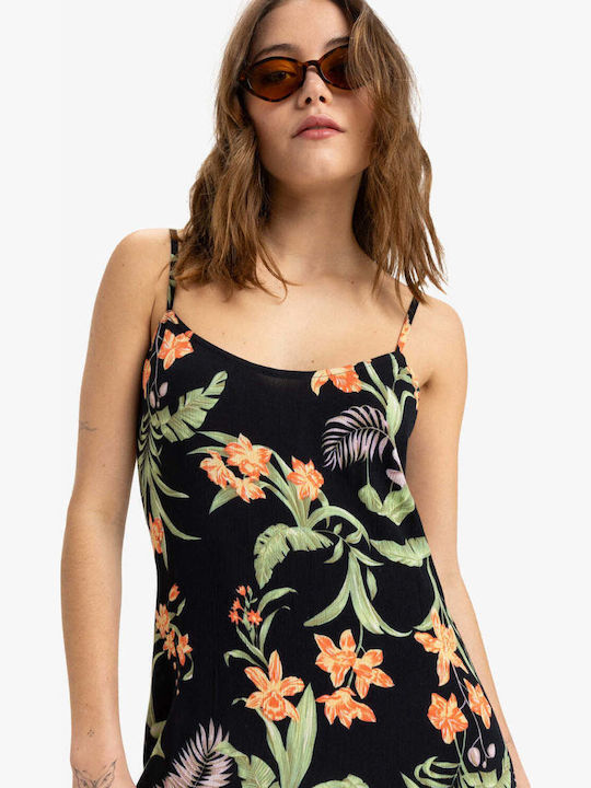 Island Escape Rochie De Vară Maxi Culoare Full Face Antracit