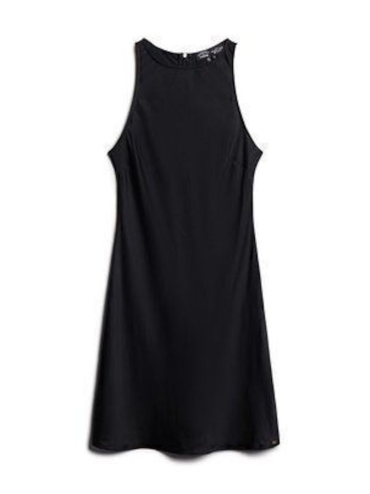 Sommer Mini Abendkleid Schwarz