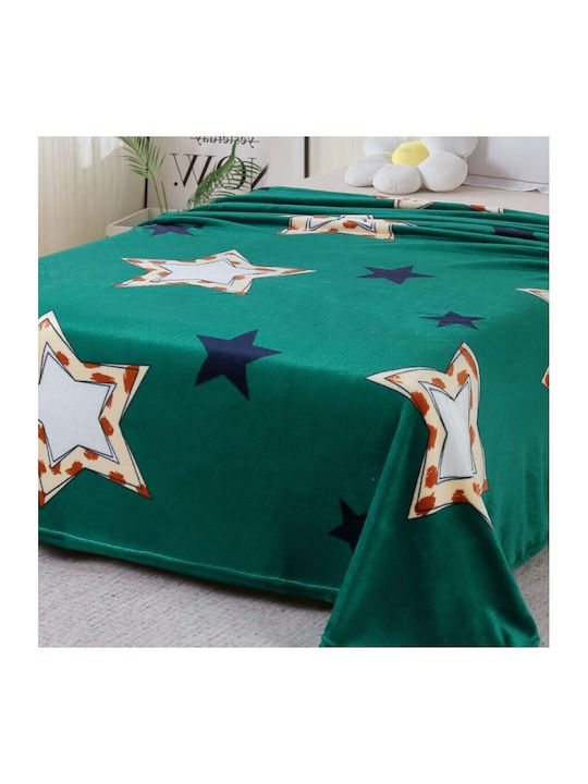 Pucioasa Cocolino Κουβέρτα Διπλή 200x230εκ. Green