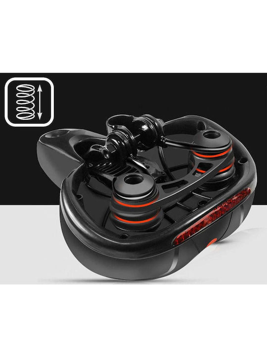 MalTrack Neagră Șa de Bicicletă de Oras / Trekking / BMX