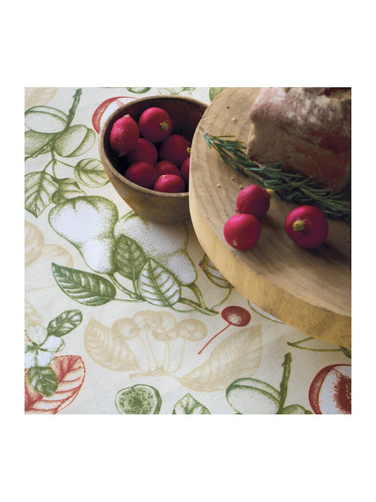 Kentia Tablecloth Cotton Malus Ecru 140x140cm