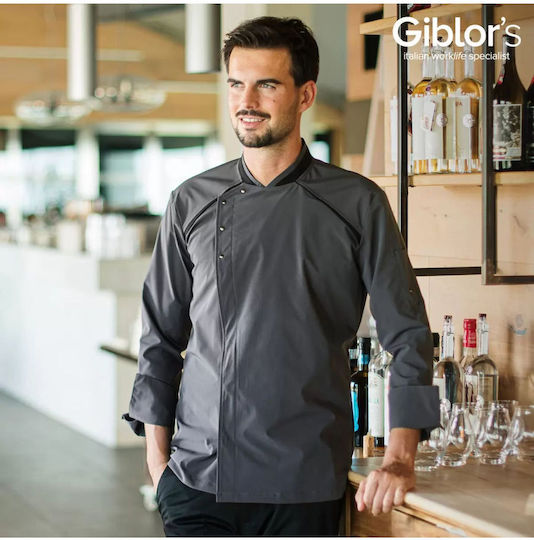 Giblor's Coat Chef Gray