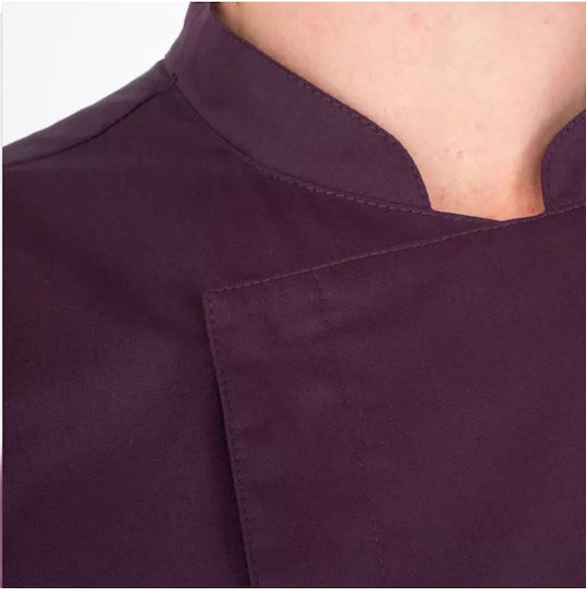 Giblor's Haina Bucătar 100% Bumbac Violet cu Mâneci scurte