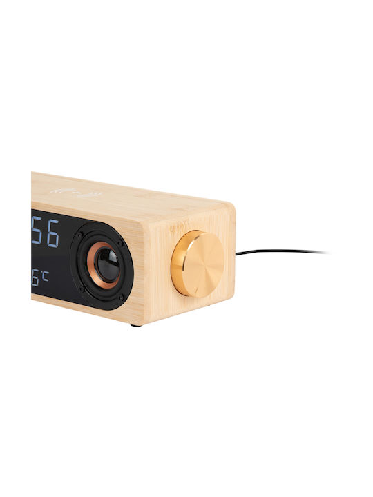 Karlsson Tabletop Digital Wooden Clock With Alarm KA6059WD