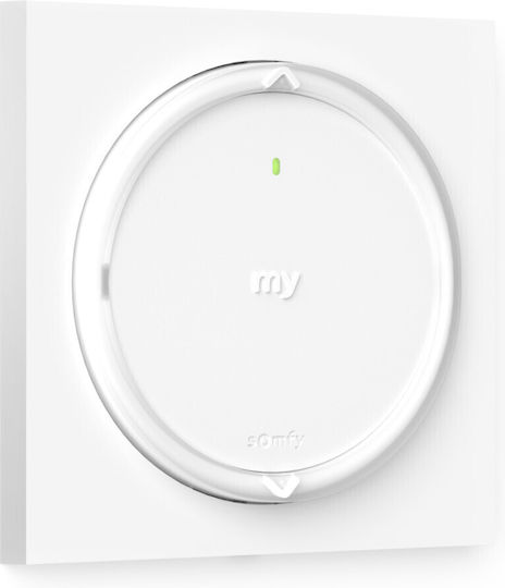 Somfy Επιτοίχιος Διακόπτης Τοίχου Αισθητήρας Κίνησης Εντολών με Πλαίσιο