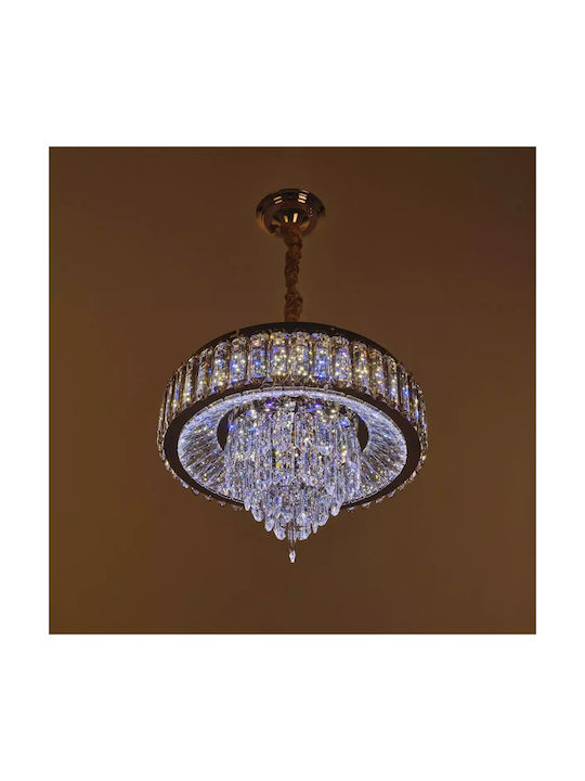 Πολυέλαιος LED με Κρύσταλλα Χρυσός 4263-r45gd-elbulgaria