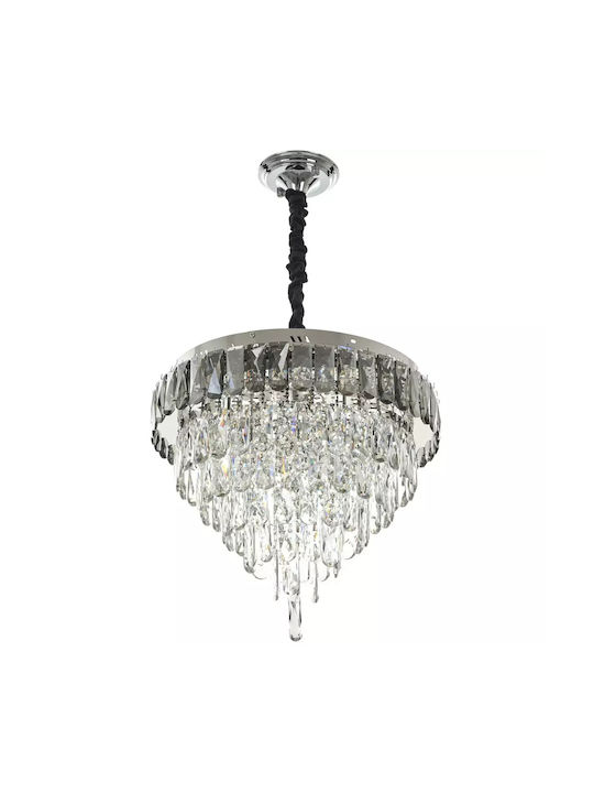 Kronleuchter LED Ø45cm Silber 4256-r45ch-elbulgaria