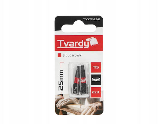 Tvardy Сет 2 Битове за Винтоверт Торкс