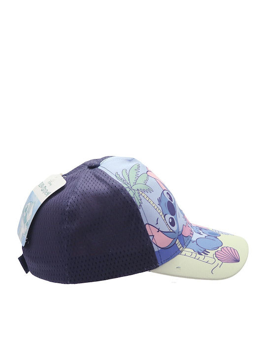 Disney Kids' Hat Jockey Fabric Stitch Navy Blue